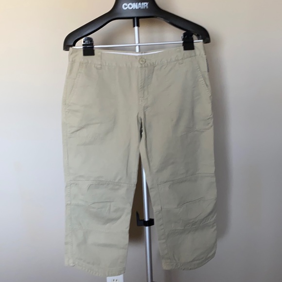 NEW Columbia Light khaki green pants cropped in US size 6. - Picture 1 of 12